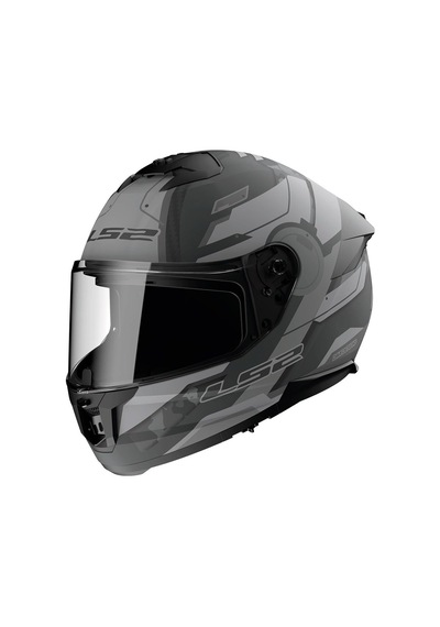 Kapalı Kask Ls2 Stream 2 Shadow Mat Tıtanyum  Vizörlü L Mat Titanyum L