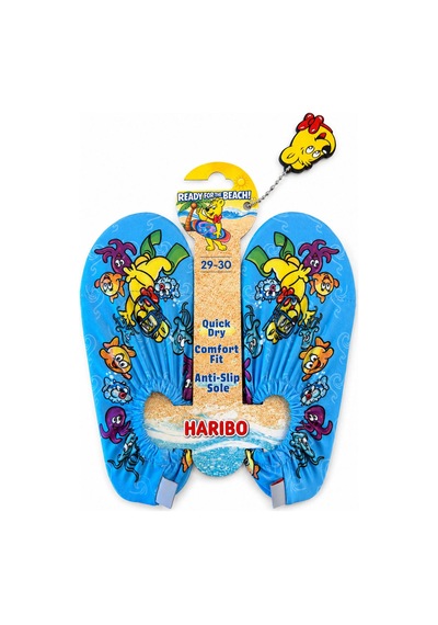 Haribo Lisanslı Dalgıç Ayıcık Desenli Çocuk Deniz Ayakkabısı Mavi