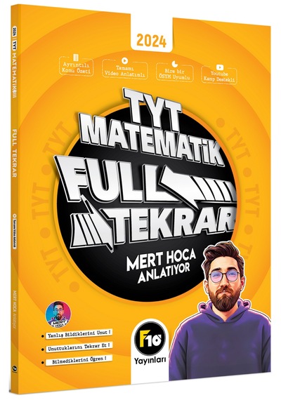 Tyt Matematik Full Tekrar Video Ders Kitabı - F10 Yayınları