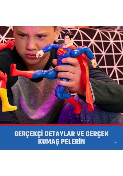 Dc Comics Superman 30 Cm Dev Figür Süper Kahraman Karekteri Lisanslı Oyuncak