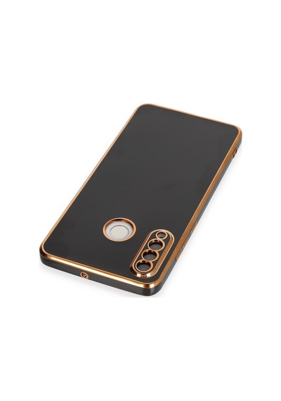 Ilkeshop Newface Huawei P30 Lite Kılıf Volet Silikon - Siyah Sıyah