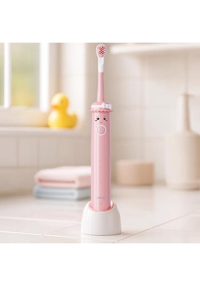 Ayrex Mioji Oral B2 Kids Care Şarj Edilebilir Diş Fırçası Pembe + 4 Adet Fırça Başlık Diğer