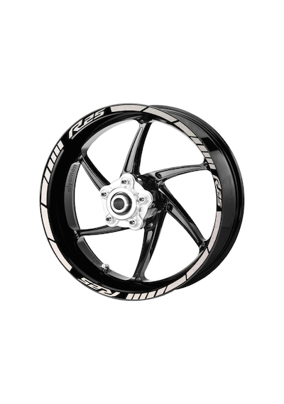 Deeb Yamaha R25 Jant Şeridi Beyaz Beyaz Model X N11.76347