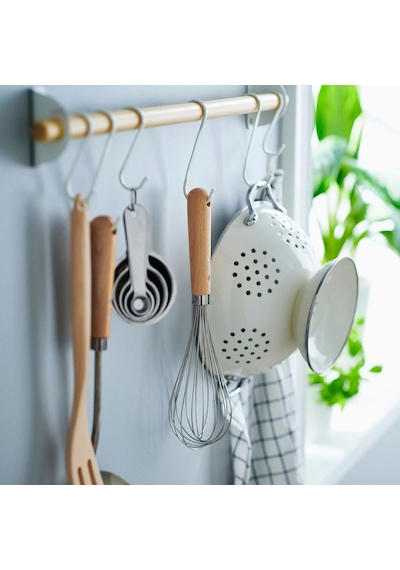 Ikea Vardagen Çırpıcı 30 Cm Krom - Kahverengi 1 Parça Çok Renkli