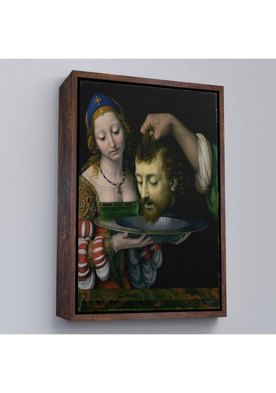 Miyrem^ Canvas Serie Salome İle Vaftizci Yahya'nın Başının Kesilmesi Tablo-7339