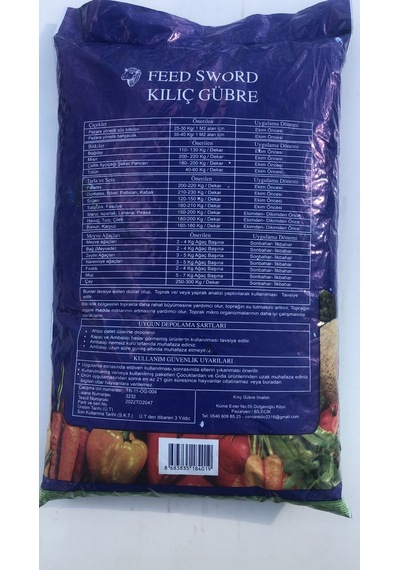 Isıl İşlem Görmüş Yanmış Elenmiş Koyun Gübresi Organik Doğal 1 Kg