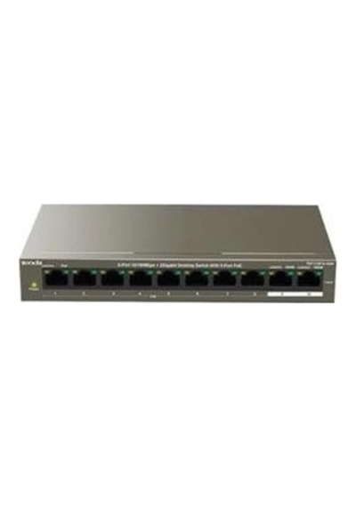 Tenda Tef1110p-8-63w 10 Port 8 Port Poe+ 10-100 + 2 Port 10-100 Switch Kdo