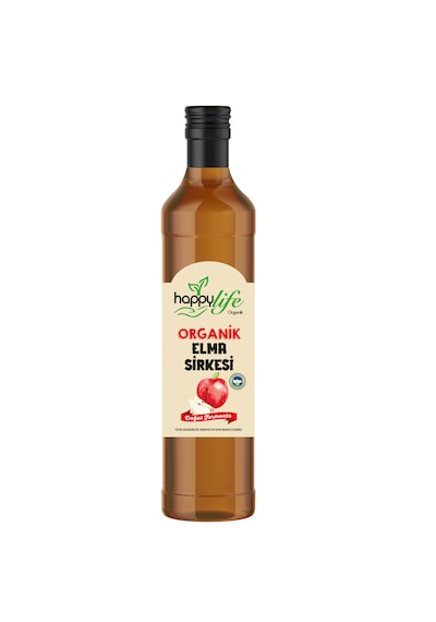 Happy Life Organik Elma Sirkesi 500 Ml