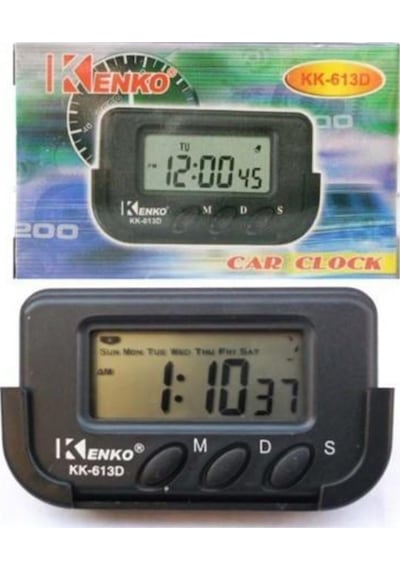 Kenko Kk-613d Dijital Küçük Masa-araba Saati-alarm-kronometre