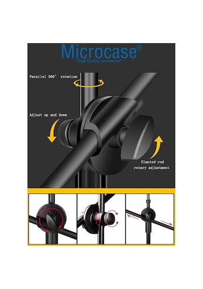 7in1 Set Mikrofontablet Ve Telefon Tutuculu Mikrofon Stand Al4533