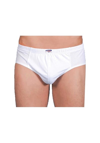 Paşa Yıldız Erkek Penye Slip Külot Beyaz Dar Kalıp