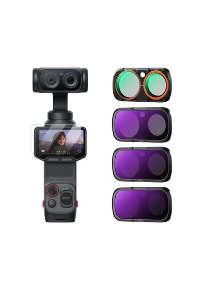 K&f Concept Insta360 Luna Ultra İçin 4 Parça Filtre Seti Cpl + Nd16 + Nd64 + Nd256