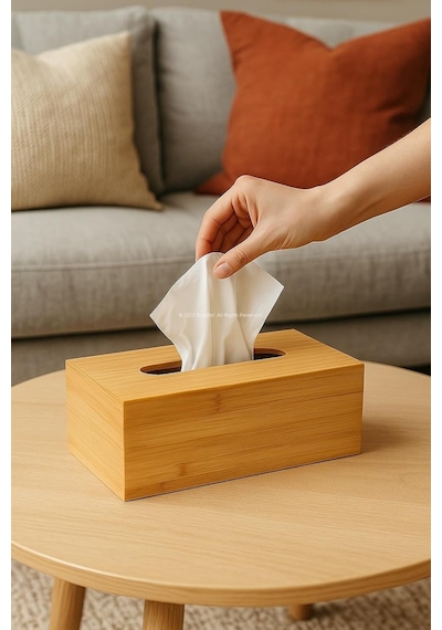 Busstier Kapaklı Plastik Peçetelik Modern Servis Standı Dayanıklı Şık Tasarım Ev Ofis Kafe Mutfak İçin Dekoratif Organizer Sku: Smg8690010158246 A