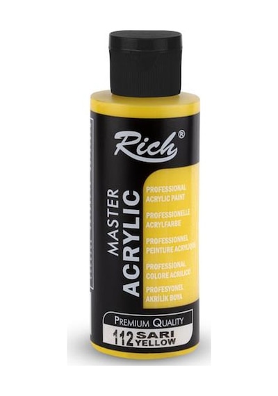 Rich Akrilik Boya 120Cc Sarı 112