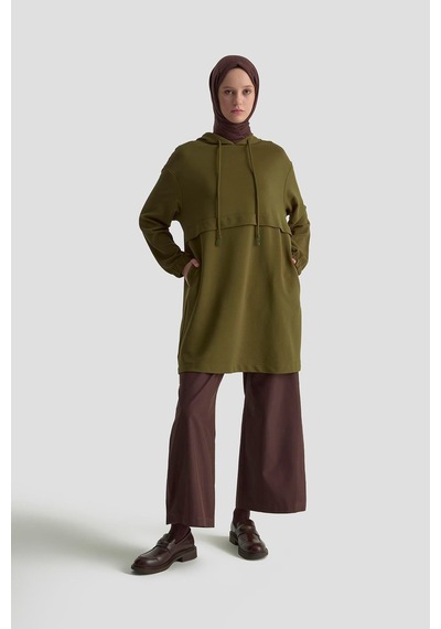 Armine Trend Kapüşonlu Yandan Cepli Kolları Lastikli Fitilli Tunik Yağ Yeşili 25kt462 Yağ Yeşili Armine Trend Kapüşonlu Yandan Cepli Kolları Lastikli Fitilli Tunik Yağ Yeşili 25kt462 Yağ Yeşili