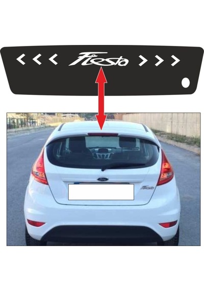 Ford Fiesta İçin Uyumlu Aksesuar Stop Sticker