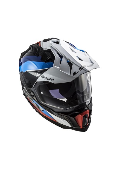 Ls2 Explorer C Karbon Frontıer Tıtanıum- Kask Sıyah-mavı