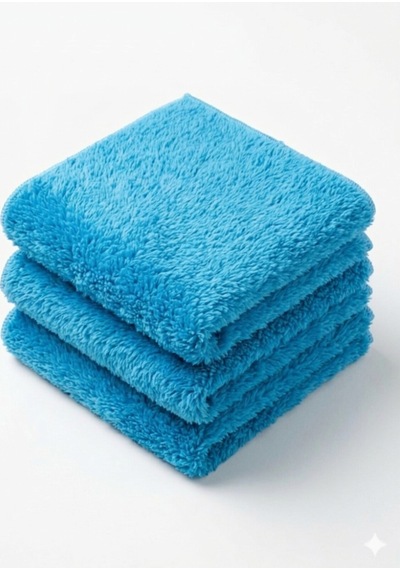 Puhu 3 Adet Pasta-cila Uygulama Ve Silme Mikrofiber Bez 40x40 Cm
