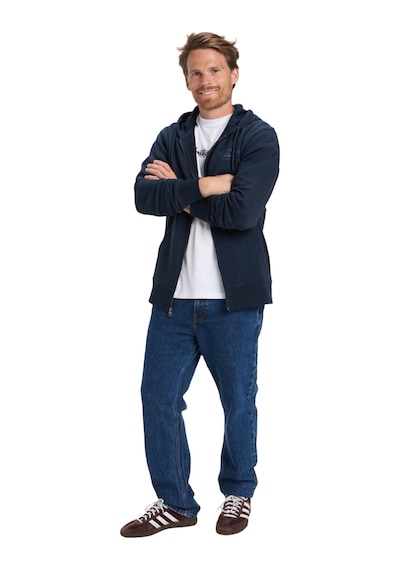 Quiksilver Quıksılver Zıp Hood Chest Logo 6800 Lacivert