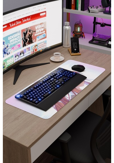 Ddlc Kaymaz Dikişli Kauçuk Oyuncu Mousepad V3 - 70x30 Xl Gaming Mouse Pad Fare Altlığı