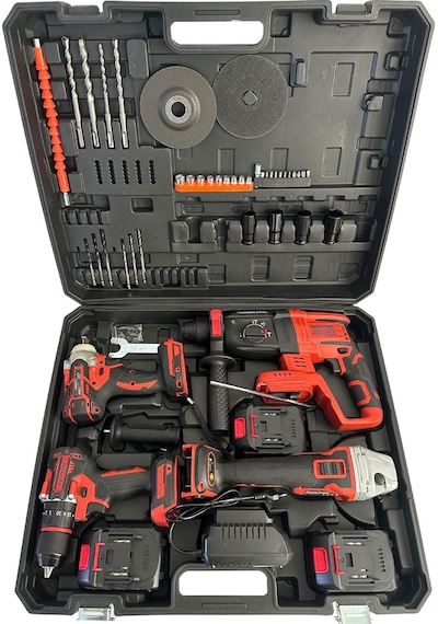 Repton RP-1380 Kömürsüz Akülü Set 4'lü
