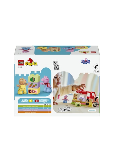 Duplo Peppa Pig Traktör Ve Pazar 10468