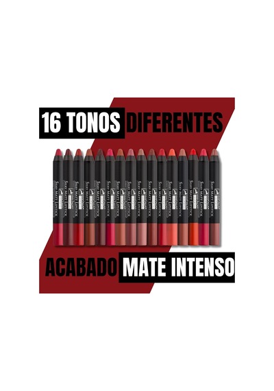 Dudak Kalemi - Silky Matt Lipstick - Uzun Süre Kalıcı & Suya Dayanıklı No 53 Strawberry Çok Renkli