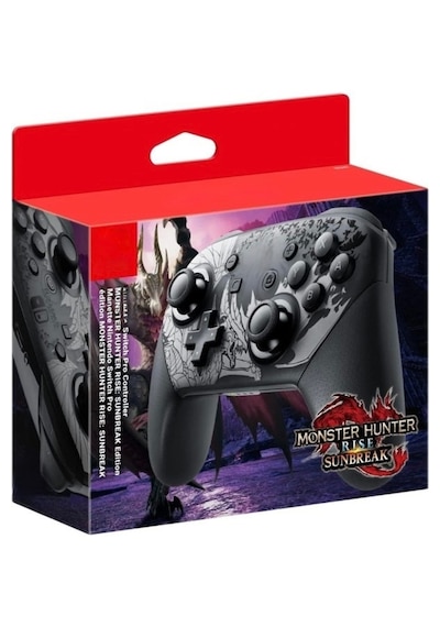 Switch Pro Controller - Monster Hunter Rise Sunbreak Edition