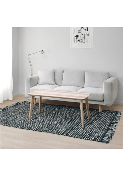 Ikea Köpenhamn El Dokuması Halı 170 X 240 Cm Koyu Gri - Beyaz Çok Renkli