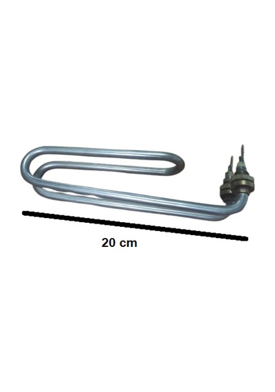 Sinan Rezistans Kazan Tipi 20cm 2000w 220v Bükümlü Cr-ni Q:8,5
