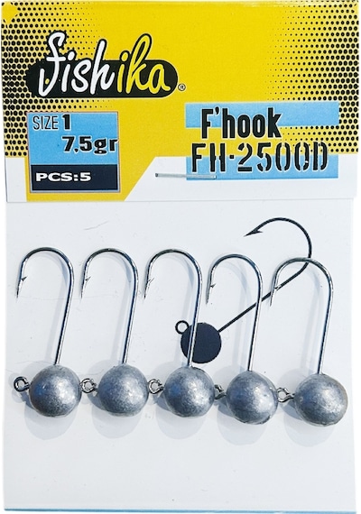 Fishika 2500 1 7,5gr Jig Head Fsh2500-d75n01