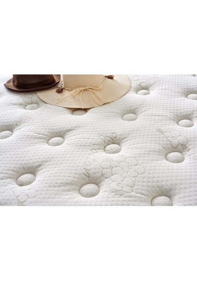 Nironyatak Organic Cotton Yatak 200X200 Çift Kişilik Doğal Pamuk Kumaşlı Eks