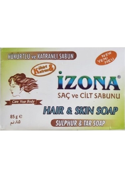 İzona Sabun Kükürtlü Ve Katranlı 85 Gr Çam Katranı - Kükürt