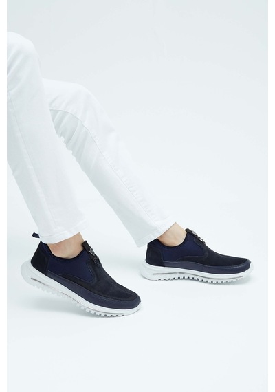 Tamer Tanca Erkek Hakiki Deri Lacivert Sneakers & Spor Ayakkabı 381 17469 Erk Ayk Y23 Lacıvert Lacivert