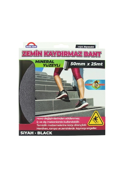 Zemin Merdiven Kaydırmaz Bant 50mmx25mt