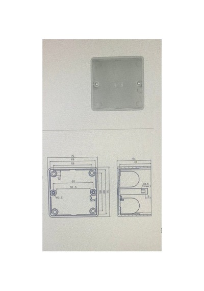 Termostat Kutusu 75x75x51 Buat Hf-fr