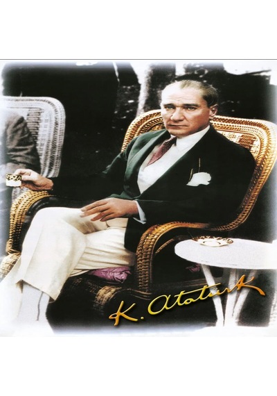 20060 Kahve İçen Atatürk 500 Parça Puzzle -ks Puzzle Standart