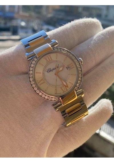 Chopard Imperiale Pırlantalı Altın Çelik Kadın Kol Saati