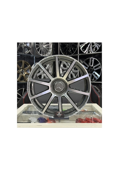 19 İnç 5x112 Mercedes C Ve E Serisi Uyumlu Gunmetal Diamond S63 Jant Modeli 4adet