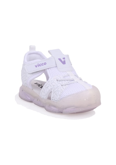 Vicco Monrovia 321b24y211 Beyaz Ortopedik Günlük Işıklı Kız Çocuk Spor Sandalet