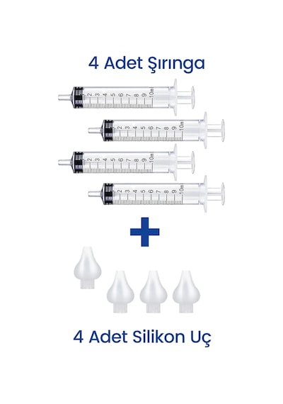 Bebek Burun Temizleme Şırıngası 4'lü