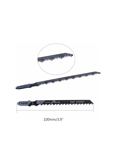 T144D Pvc Ahşap Kesme Dekopaj Testere Ucu 5 Parça Sunta Mdf Kesim