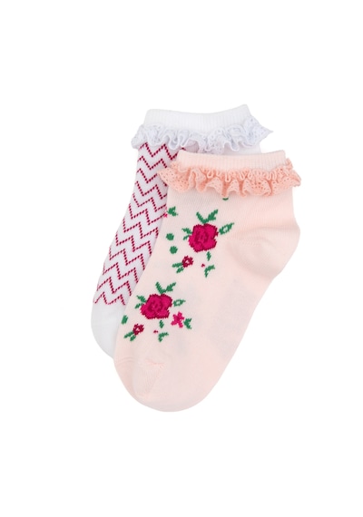 U.s. Polo Assn. Kız Çocuk Pembe Çorap Soket 50318060-vr041 Pembe