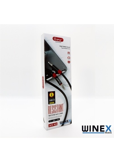 Winex Ax42 Gfz 3.5Mm Aux Kablo 1M Siyah