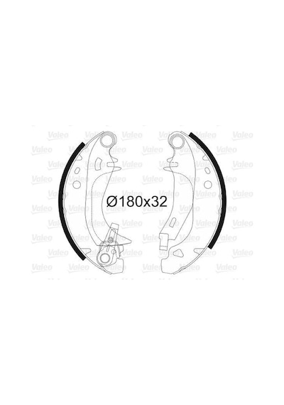 VALEO 562453 Kampana Balata 106 / Ax 86- Saxo 96-