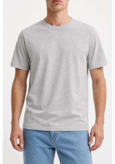 Antioch Pamuklu Erkek T-shirt Gri
