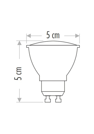 CATA CT-4215 7 Watt Gu10 Duylu Led Ampul Yeşil