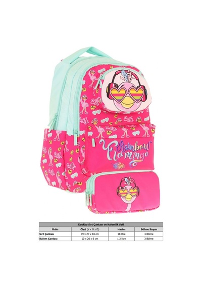 Kaukko Kids Toys Kız Çocuk Kırmızı Yeşil 3d Flamingo Şekilli İlkokul Çantası Ve Kalemlik Seti L5235+l8235 Kırmızı - Yeşil Kaukko Kids Toys Kız Çocuk Kırmızı Yeşil 3d Flamingo Şekilli İlkokul Çantası Ve Kalemlik Seti L5235+l8235 Kırmızı - Yeşil