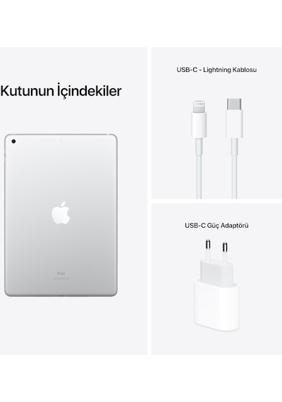 Apple iPad 9. Nesil MK2L3TU/A 3 GB 64 GB Wi-Fi 10.2" Tablet