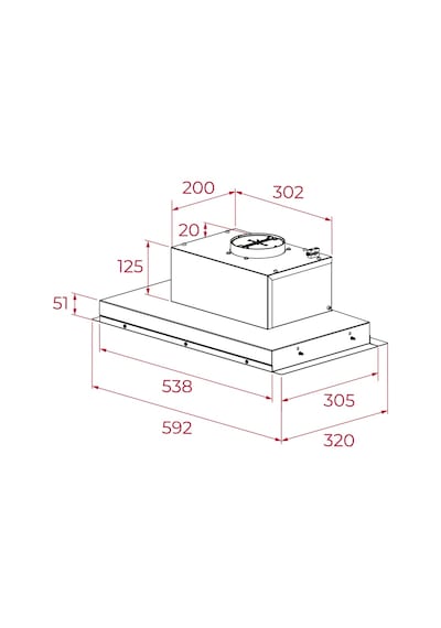 Teka GFI 63030 KOS IX Ankastre Aspiratör